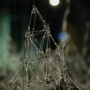 On the filaments, there where the plateaus rises